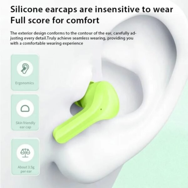 EARBUDS AIR 31 AIRPODS WIRELESS EARBUDS WITH CRYSTAL TRANSPARENT CASE WITH TYPE C CHARGING|EARBUDS BLUETOOTH 5.3 | NEW MODEL AIR 31EARBUDS AIR 31 AIRPODS WIRELESS EARBUDS WITH CRYSTAL TRANSPARENT CASE WITH TYPE C CHARGING|EARBUDS BLUETOOTH 5.3 | NEW MODEL - Image 6