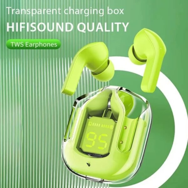 EARBUDS AIR 31 AIRPODS WIRELESS EARBUDS WITH CRYSTAL TRANSPARENT CASE WITH TYPE C CHARGING|EARBUDS BLUETOOTH 5.3 | NEW MODEL AIR 31EARBUDS AIR 31 AIRPODS WIRELESS EARBUDS WITH CRYSTAL TRANSPARENT CASE WITH TYPE C CHARGING|EARBUDS BLUETOOTH 5.3 | NEW MODEL - Image 3